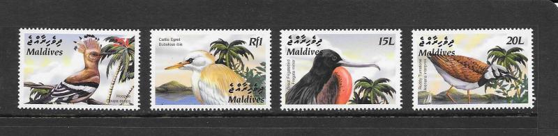 BIRDS - MALDIVES #2751-2754 MNH