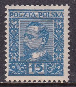 Poland 1928 Sc 257 Henryk Sienkiewicz Stamp MH