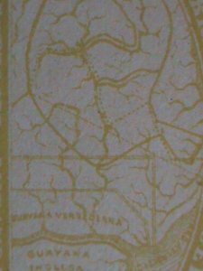 VENEZUELA-1896 SC# 139 OVER 126 YEARS OLD- MAP OF VENEZUELA-RARE MNH BLOCK  VF