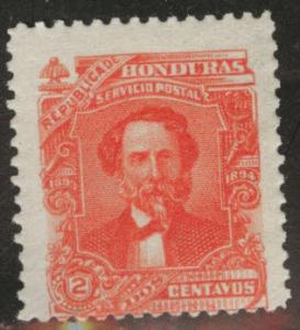 Honduras  Scott 77 MH* 1891 General Cabanas stamp