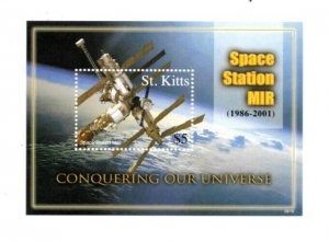 Saint Kitts 2006 - Space Station MIR - Souvenir Stamp Sheet - Scott #668 - MNH