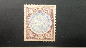 Antigua 1908-20 Scott# 37 XF OG Hinged/Remnant