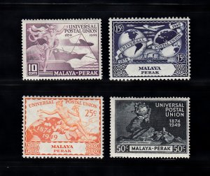 Malaysia (Perak) Scott #101-104 MH