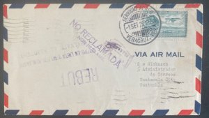 1929 Mexico Special Flight Airmail Cover to Guatemala Via New Orleans