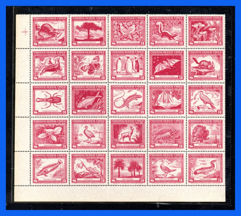 1948 - Chile - Scott n 254 /255 / C 124 - MNH - CHi- 23