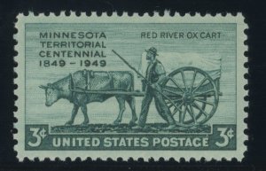 US Stamp #981 Minnesota Territory 3c - PSE Cert - Superb 98 - MNH - SMQ $60.00