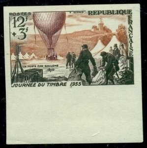 FRANCE #B293v, 12+3fr Imperf, LH, VF, Y&T $70.00