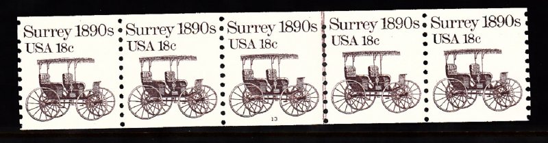 USA PNC SC# 1907 SURREY $0.18c. PL# 13 WATER ACTIVATED PNC5 MNH