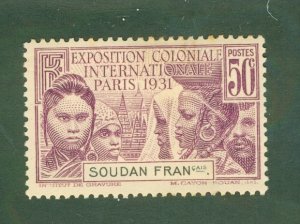 FRENCH SUDAN 103 MH CV $4.75 BIN $2.45