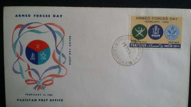 Pakistan 1966 Armed Forces Day First Day Cover FDC