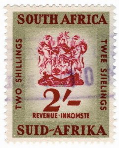 (I.B) South Africa Revenue : Duty Stamp 2/- (1954)