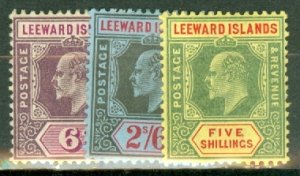 IA: Leeward Islands 29-34, 36-45 mint CV $351.75; scan shows only a few