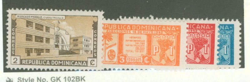 Dominican Republic #393-394/396-397  Multiple