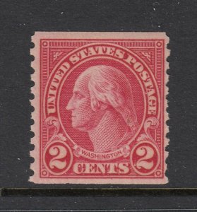 #599A 2 cent TYPE II (Mint Never Hinged - PSE CERT) cv$200.00
