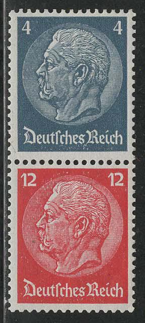 Germany Scott # 417, 422, mint nh, se-tenant, Mi# S163