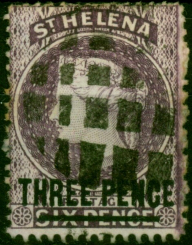 St Helena 1887 3d Deep Mauve SG41 Fine Used