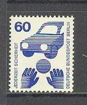 GERMANY BERLIN Sc# 9N323 MNH FVF Traffic Safety