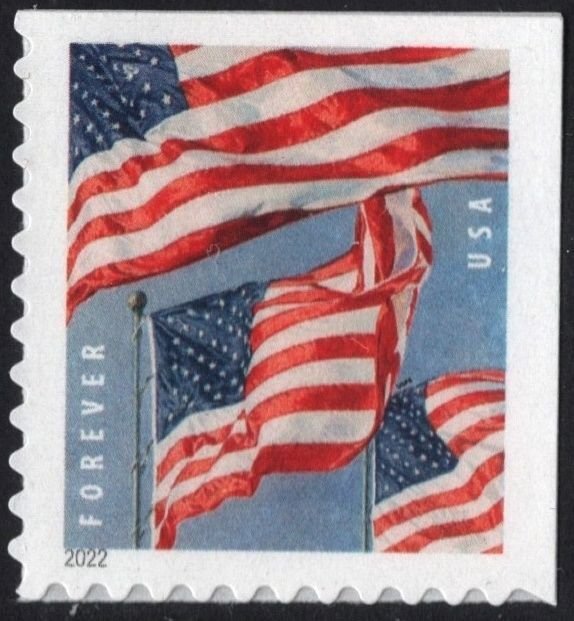 SC#5659 (Forever) U.S. Flags Booklet Single: APU (2022) SA