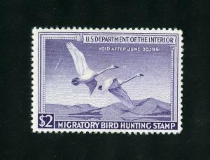 UNITED STATES DUCK STAMP SCOTT#RW17  MINT NO GUM--SCOTT VALUE $20.00