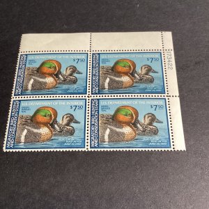 Scott#RW46-1979 Federal Duck Stamp MNHOG-Plate#Block-US