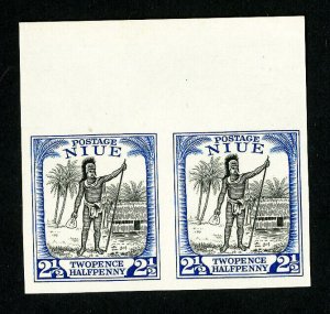 Niue Stamps # 43 Imperforate Pair Proof