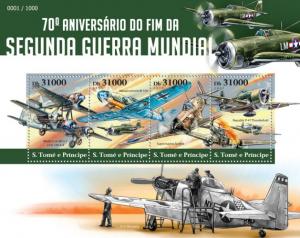 SAO TOME E PRINCIPE 2015 SHEET WWII SECOND WORLD WAR st15310a