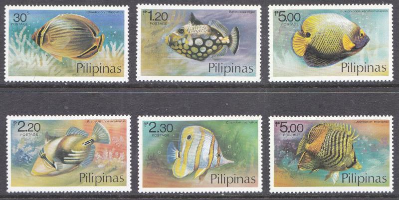 Philippines Scott #1379-1384 MH