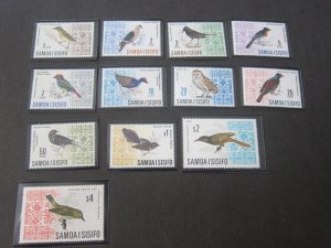 Samoa 1967 Sc 265-274b Bird set MNH