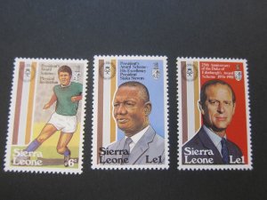 Sierra Leone 1981 Sc 519,521-2 MH