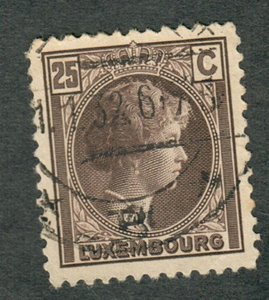 Luxembourg #164 used single