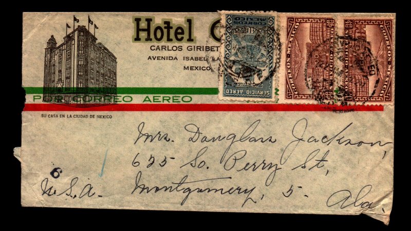 Mexico - (5) 1940s+ Air Mail Covers / Very Nice Group - Lot 0719002