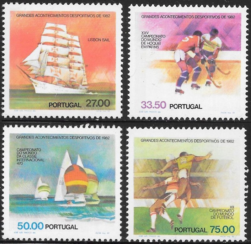 Portugal 1532-2535  MNH - Major Sports Events of 1982