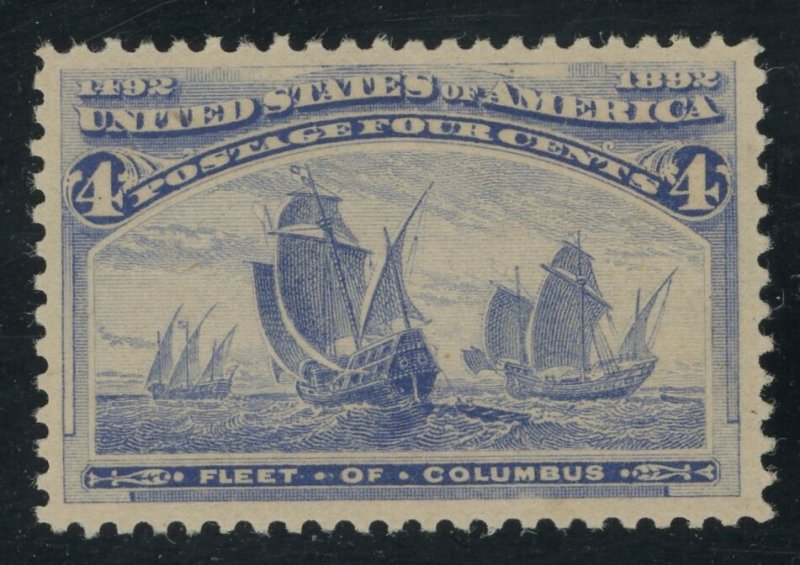 USA 233 - 4 cent Columbian - PSE Graded Cert: XF 90 Mint OGnh - SMQ=$350.00