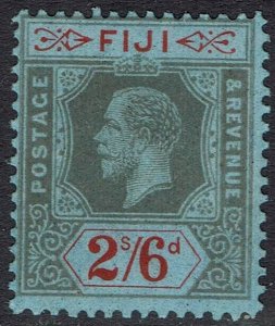 FIJI 1912 KGV 2/6 WMK MULTI CROWN CA