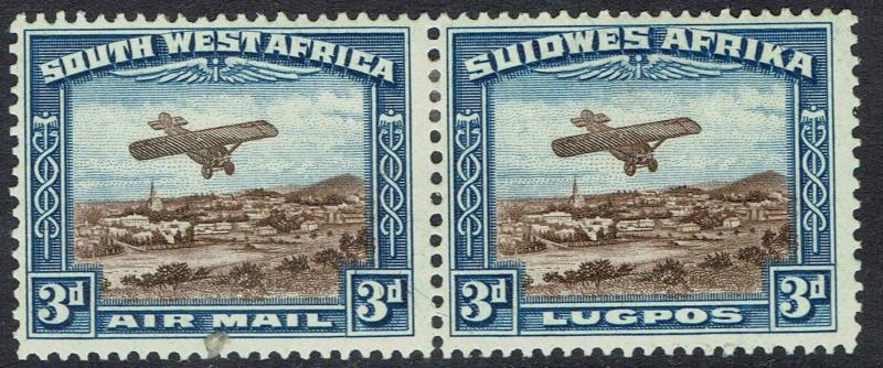 SOUTH WEST AFRICA 1931 AIRMAIL 3D PAIR