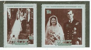 Aitutaki #51-52 Mint (NH) Single (Complete Set) (Queen)