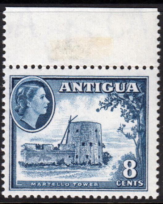 Antigua QEII 1953 8c Deep Blue SG127 Mint Never Hinged MNH UMM