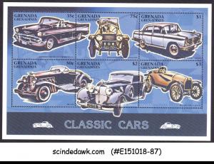 GRENADA GRENADINES - 1996 CLASSIC CARS / AUTOMOBILES - MIN/SHT MNH