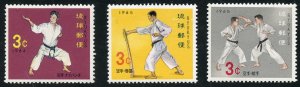 Ryukyu Islands Scott 125-27 MVFNHOG - Karate - SCV $1.30