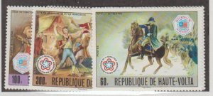 Burkina Faso Scott #403-404,C241-C242-C243 Stamp - Mint NH Set