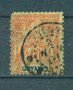 French Guiana sc# 45 used cat value $16.00