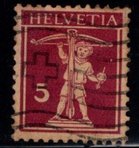 Switzerland Scott 160 used William Tell stamp