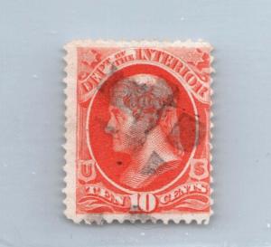 GOLDPATH US stamp SC# O100 F-USED SBH_20