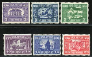 ICELAND SCOTT #152/166  SET MINT NEVER HINGED