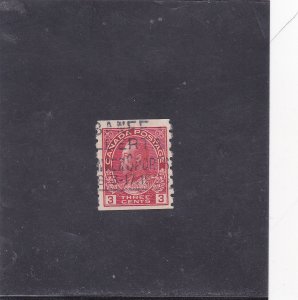 CANADA KING GEORGE V COIL STAMP 3 C.  SC # 130