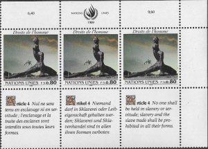 1989 United Nations Geneva Human Rights SC#181 Mint