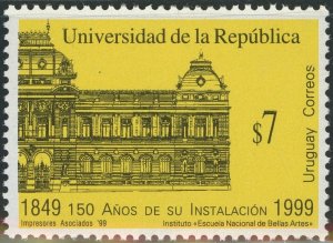 Uruguay #1804 Republic University 7p Postage Stamp Latin America 1999 Mint LH