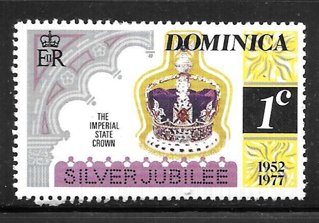 Dominica 522: 1c Imperial State Crown, MH, F-VF