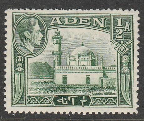 Aden   1942  Scott No. 16  (N**)