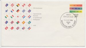 Postal stationery Australia 1986 Flags - OECD